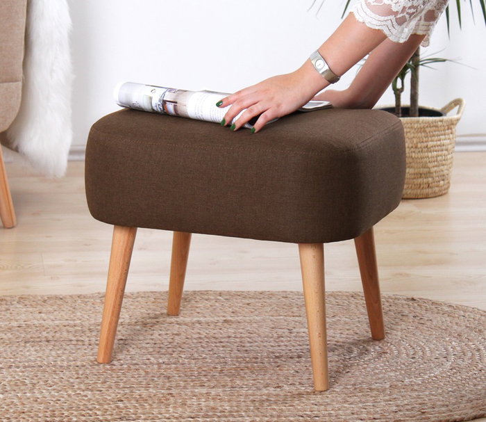 Atelier Del Sofa Puf Bohemio Marrón Atelier Del Sofa Puf Bohemio Marrón